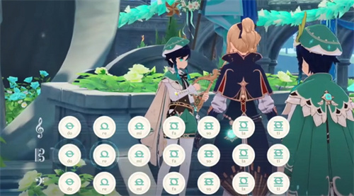 原神琴谱起风了，及按键顺序对照