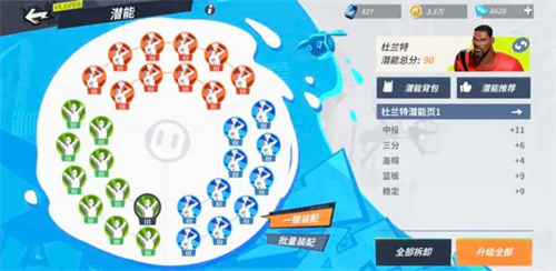 全明星街球派对杜兰特必点天赋推荐1 全明星街球派对杜兰特必点天赋推荐1