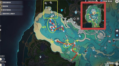 原神湖光铃兰采集路线推荐6 原神湖光铃兰采集路线推荐6